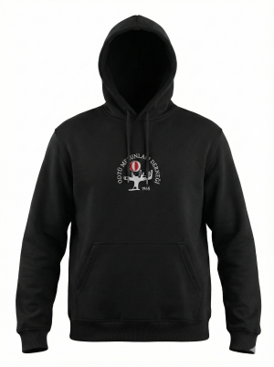 Siyah Kapşonlu Sweatshirt