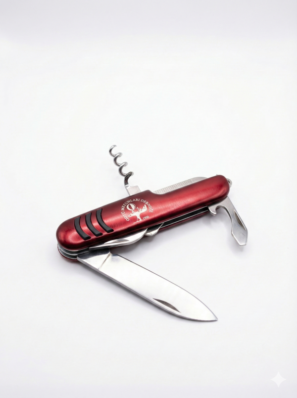 Çok Fonksiyonlu İsviçre Çakısı Kırmızı