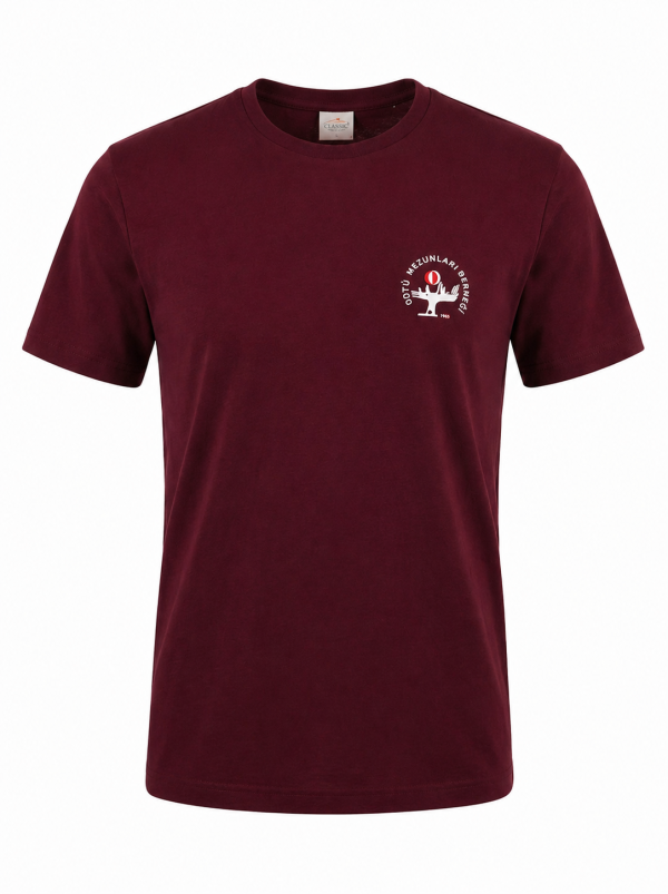 Bordo Tişört