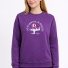 Mor Sıfır Yaka Sweatshirt
